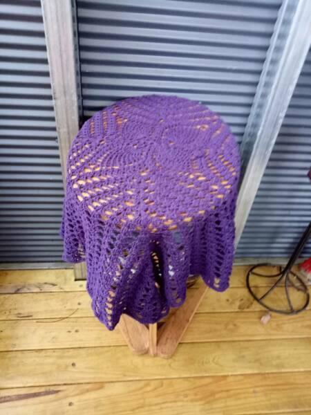 Hand crocheted Tablecloth
