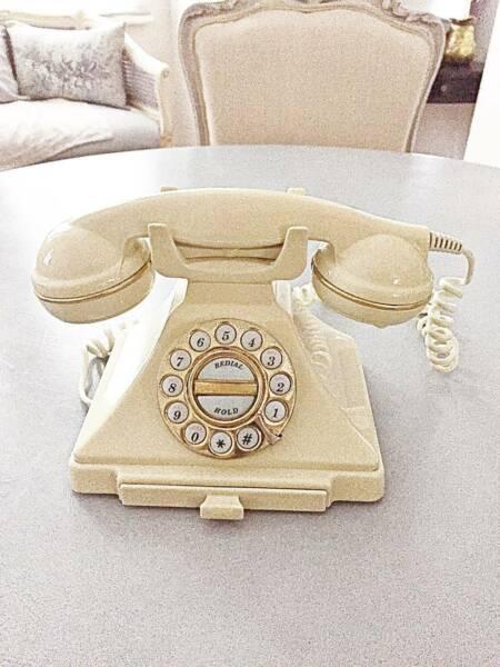 Reproduction vintage Pyramid Telephone, Style Prop, Decor