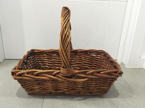 Brand New Beautiful wooden basket baby gift very strong