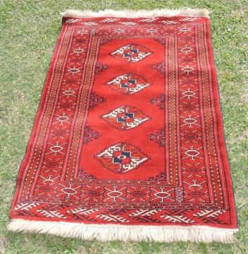 Genuine Vintage Tribal Handmade Oriental Wool Floor Rug