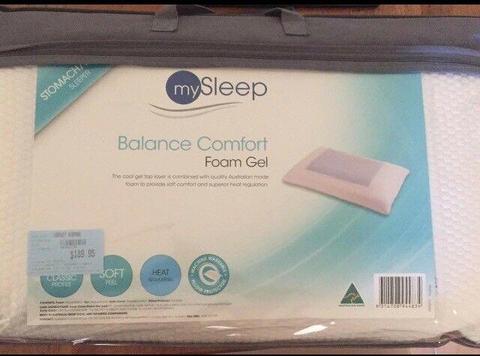 Brand new foam gel pillow in original packaging RRP $189