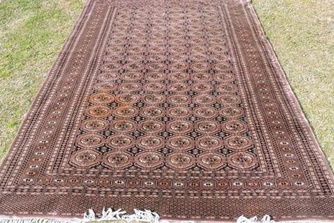 Used Large Afghani Pakistani Persian Oriental Tribal Floor Rug