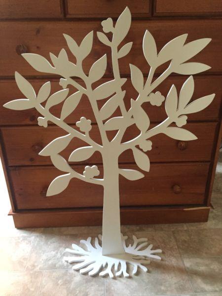 White decorative tree