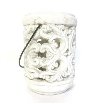 White Concrete Outdoor Lanterns 4 Available Brand New