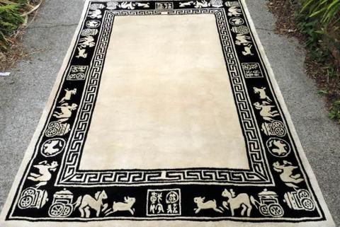 Used Large Oriental Floor Rug