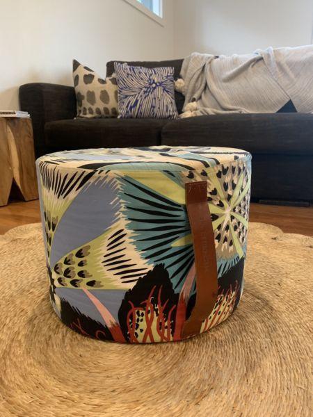 Missoni Home Pouf Ottoman cylindrical