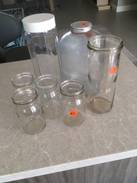 Vintage jar collection