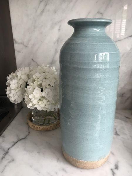 New Alfresco Emporium large sky blue vase
