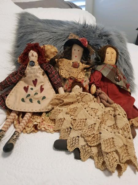 Rag dolls made with love