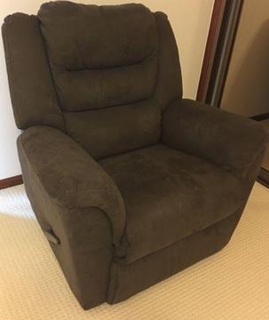 Brand new Suede Recliner Chair