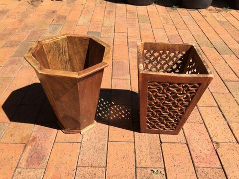 Wooden Rubbish Bins For Sale