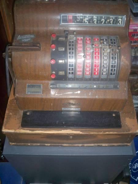 Vintage NATIONALS cash register