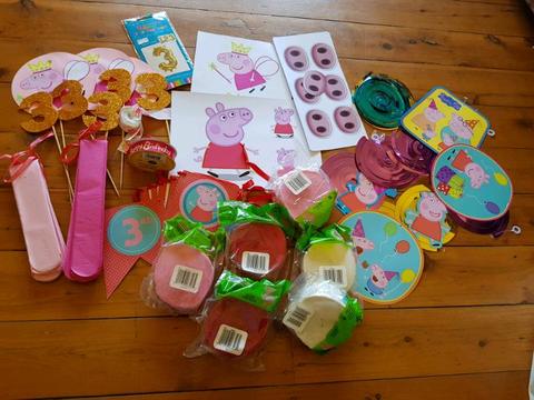 Peppa pig party decorations