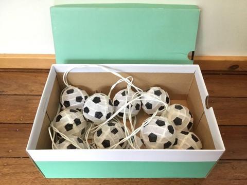 Soccer ball string of lights - room decor - toys