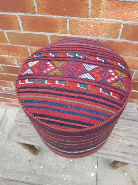 Hand made persian rug stool brand new never used