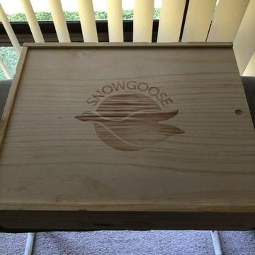 Snow Goose Wooden Box