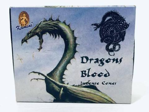 Dragons Blood Incense Cones Pack Kamini Brand