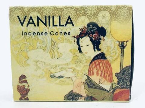 Vanilla Incense Cones Pack Kamini Brand