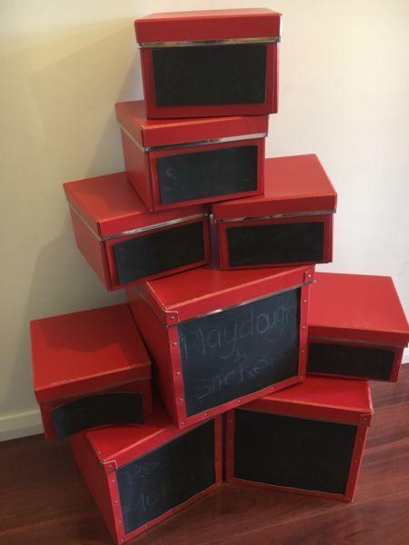 Decorative Storage/Toy Boxes - lot