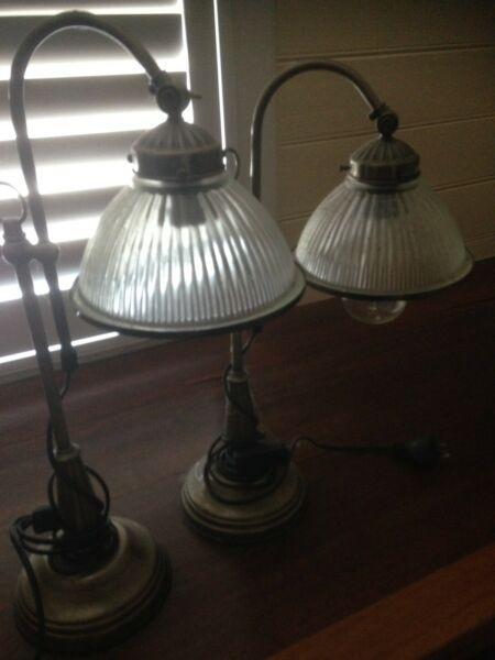 Lamps ; bedside x 2