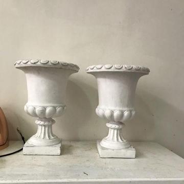 White Urns /vases