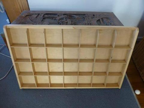 Ikea Storage Organiser large timber tray shadow box