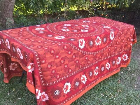 Table Cloth - Autumn Picnic Handmade