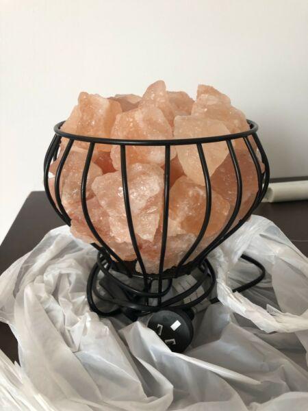 Salt rock lamp