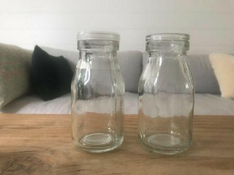 50 x Glass bottles / Jars - perfect for party drinks