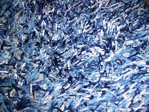 rug blue/ white lge