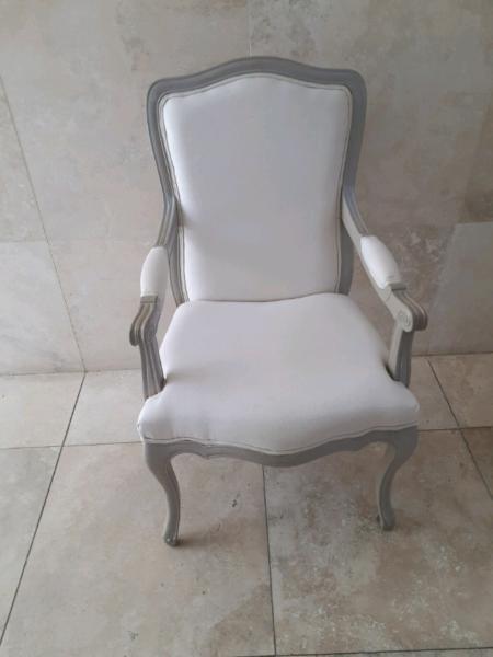 French Style Cream Feature Chair