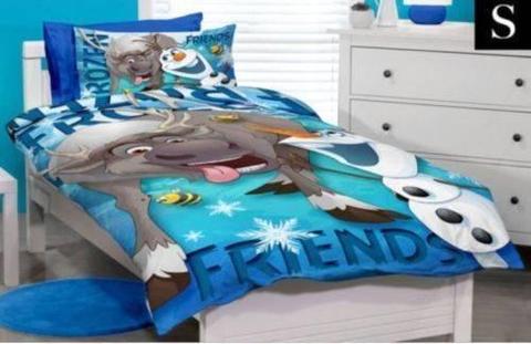 NEW Licensed Disney Frozen Single Bed Quilt / Doona Cover Set