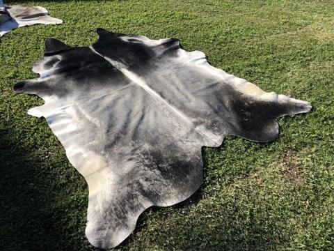Xlarge grey Brahman $450 2.5 x 2m cow hide rug skin fur hides