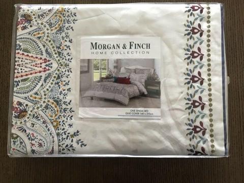 New Morgan & finch single bed quilt cover RRP$119