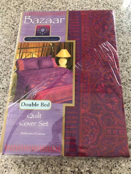 Bazaar Double Size Bed Doona Cover set - BRAND NEW AND NEVER USED
