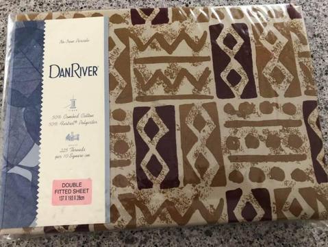 Double Size Bed fitted sheet - Dan River - BRAND NEW NEVER USED