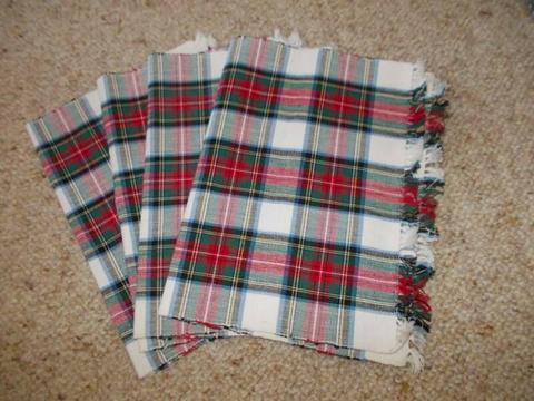 Tartan Place mats