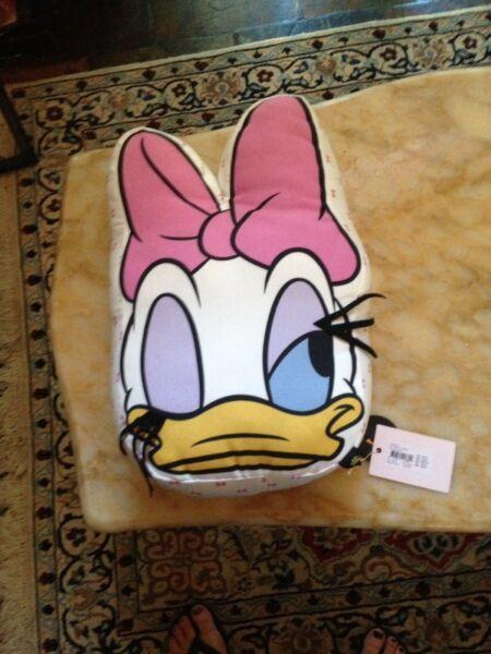 Daisy Duck Typo Pillow & Free $10 Daisy Duck keychain Purse