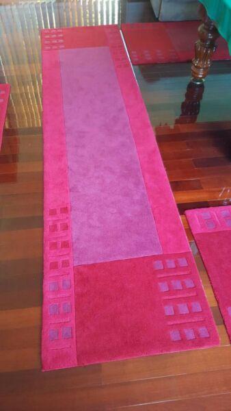 Rugs runners 2400mm (4 pieces plus short rug)