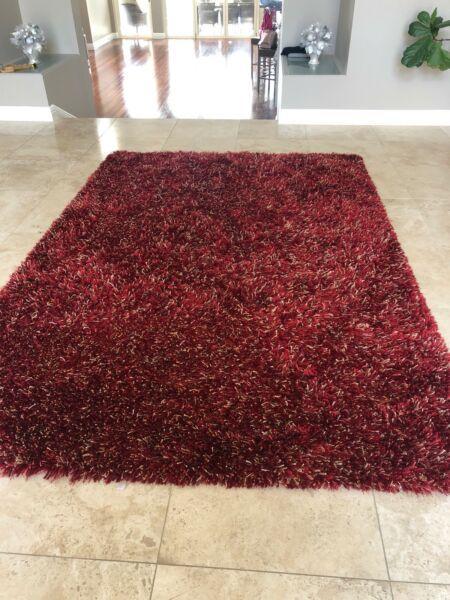 Large red rug