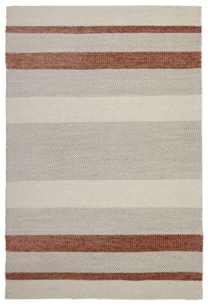 Norse Flatweave Rug Copper - Cotton and Wool 320x230cm