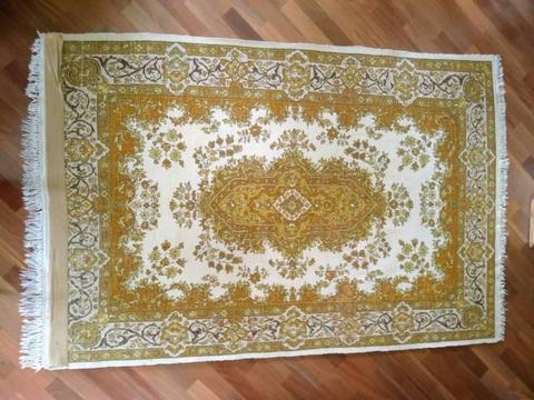 old Persian hand-knotted wool carpet 1950x1230