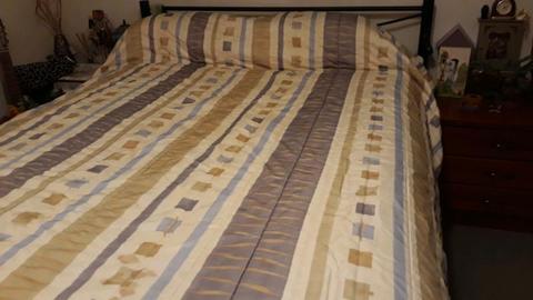 King size Hotel grade Bed Spread today only $75|_