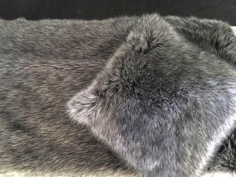 Faux Fur Blanket and Pillow