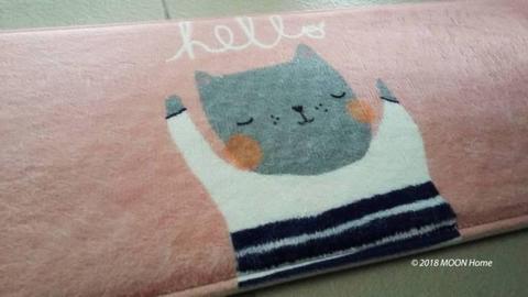 NEW. Super soft stylish happy cat multipurpose mat. 80 x 25cm
