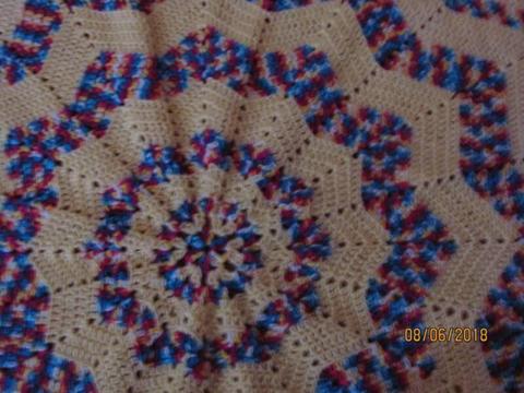 Brand New Hand Crochet Lapghan/ Knee Rug