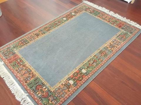 Small/ medium blue rug (117 x 180 cm)