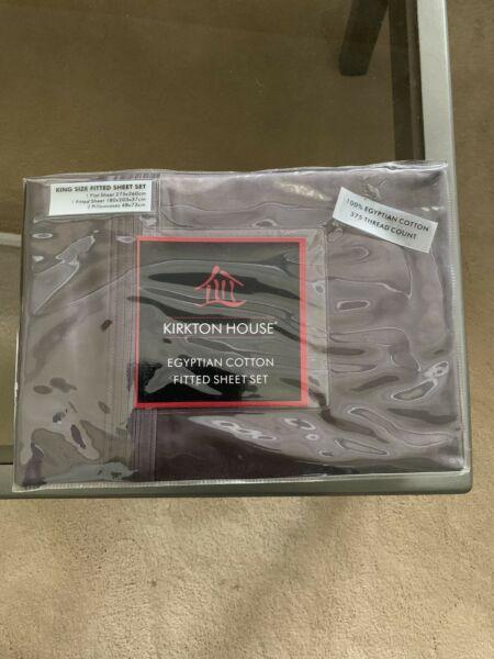 Kirkton House King Size Fitted Sheet Set