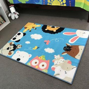Kids rugs animals 140 x 100cm gifts for kids