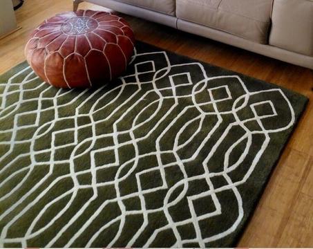 Wool designer rug